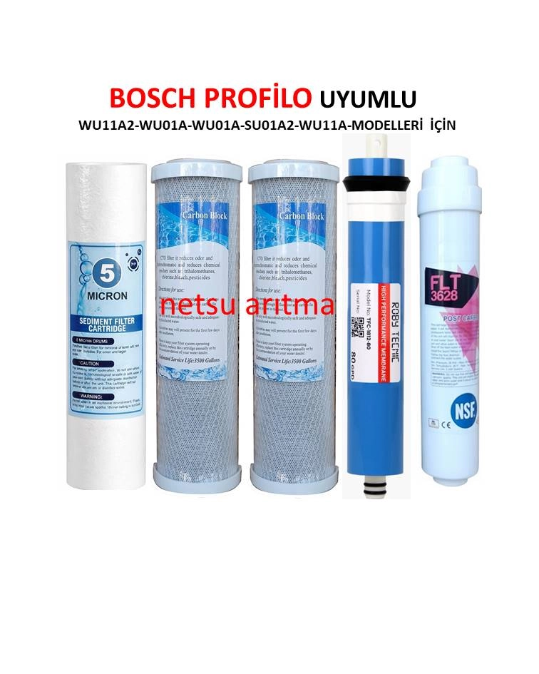 Bosch%20Profilo%20Su%20Arıtma%20Filitre%20Seti%20