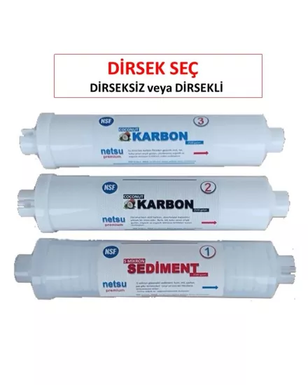3 lü kapalı kasa su arıtma filtresi