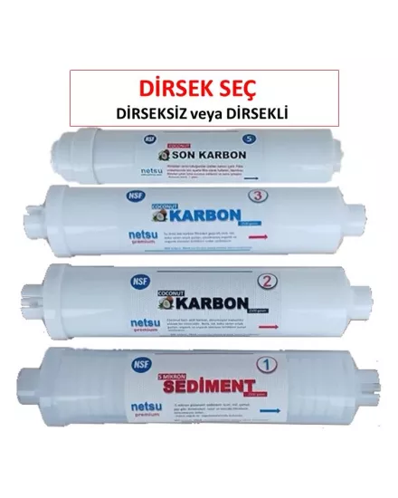 membransız 4 lü filtre