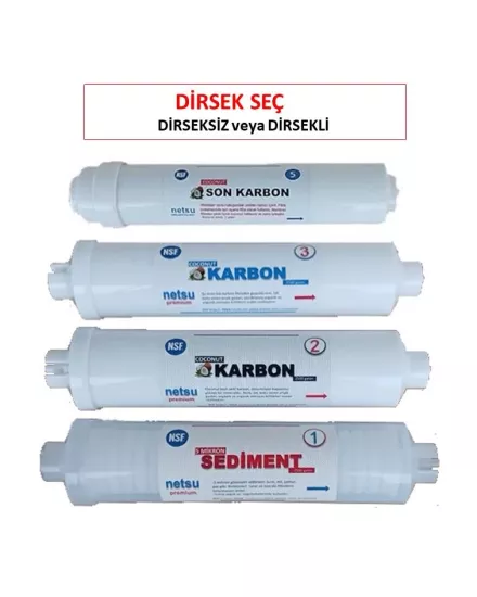 membransız 4 lü filtre