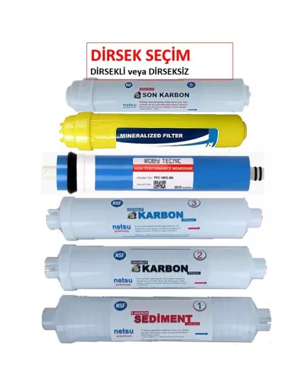 6 lı kapalı kasa su arıtma filtresi