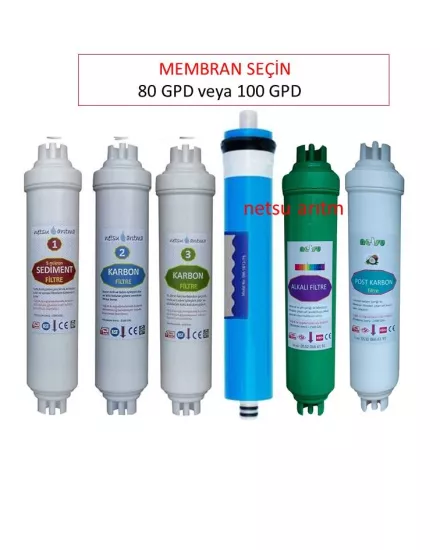 2x10 inç inline su arıtma cihazı filtresi