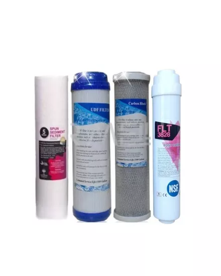 Açık kasa su arıtma filtresi,4 lü filtre seti