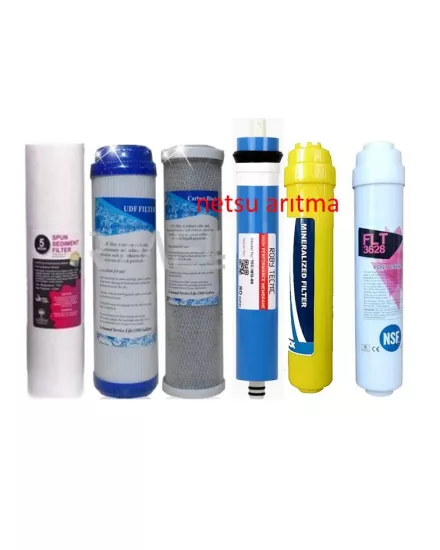 Açık kasa su arıtma filtresi,6 lı filtre