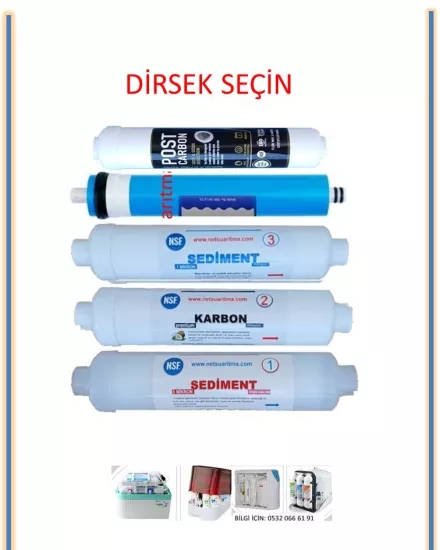 Su Arıtma Filtresi 5li Set Fiyatları