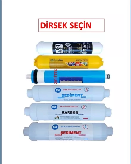 6 lı kapalı kasa su arıtma filtresi