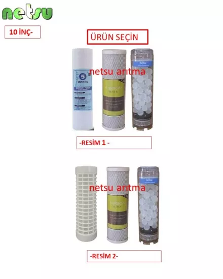 Daire,bina girişi 3 lü yedek filtre