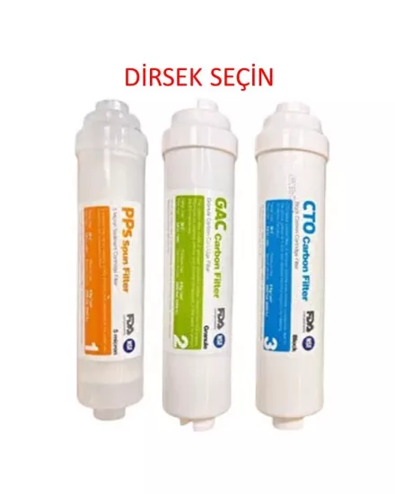 3 lü kapalı kasa su arıtma filtresi