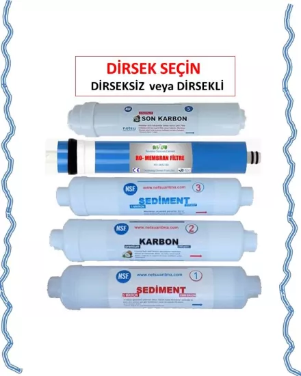 100 Gpd Membran Kapalı Kasa Su Arıtma Filtresi