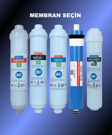 Nsf onaylı, kapalı kasa su arıtma filtresi