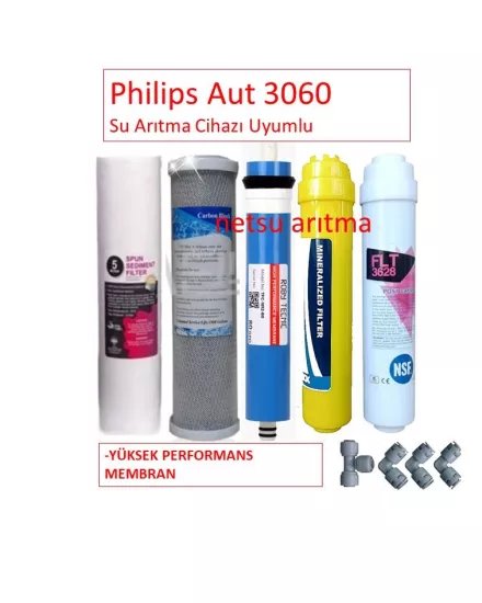 Philips Aut 3060 Su Arıtma Uyumlu Filtre