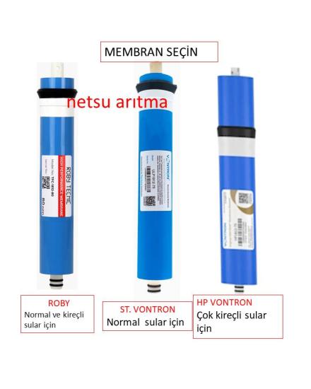 Vontron ve Roby Membran filtre