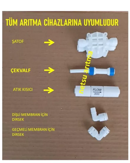 su arıtma cihazı yedek parça kiti